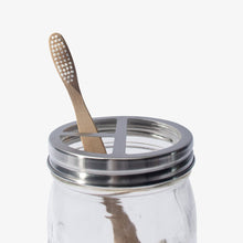 Load image into Gallery viewer, Mason Jar Toothbrush Holder