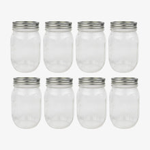Load image into Gallery viewer, Reg Mouth- 16 oz. Mason Jar with Lid