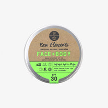 Load image into Gallery viewer, Sunscreen SPF 30+ Face & Body Tin
