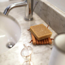 Load image into Gallery viewer, Beechwood Soap Dish- Leather