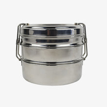 Load image into Gallery viewer, Round Stainless Steel Tri-Bento
