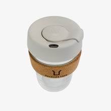 Load image into Gallery viewer, Package Free Glass &amp; Cork Coffee Cup
