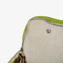 Load image into Gallery viewer, Wool Insulated Natural Lunch Bag - Olive Trim
