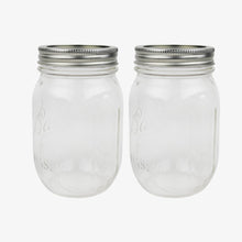 Load image into Gallery viewer, Reg Mouth- 16 oz. Mason Jar with Lid
